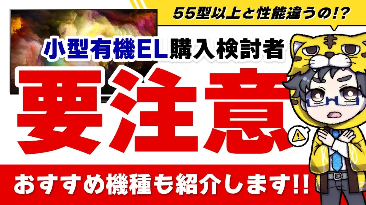 有機ELテレビ｜42・48型モデルのおすすめと購入時の注意点！