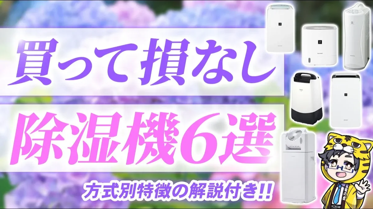 【2025年版】除湿機おすすめランキング！電気代を抑える方法と３つの方式をマスターしよう！